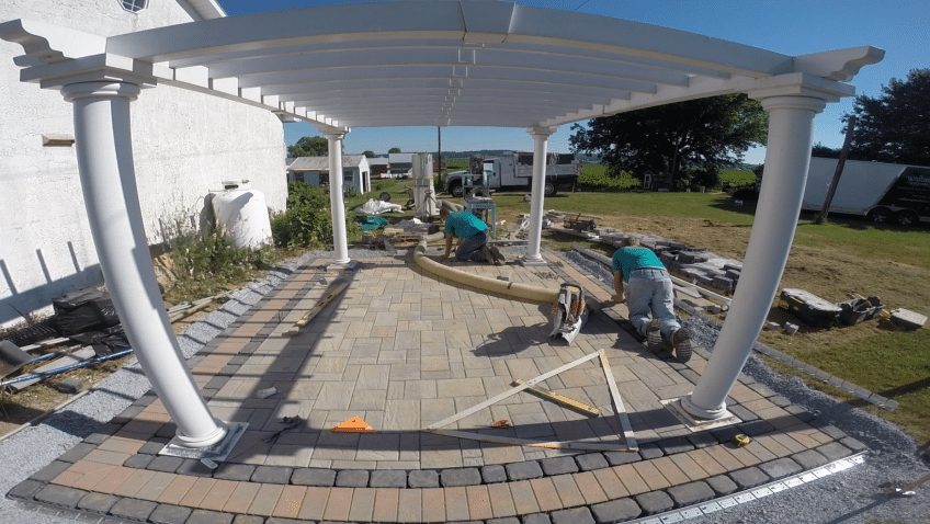 pavilion pergola foundation