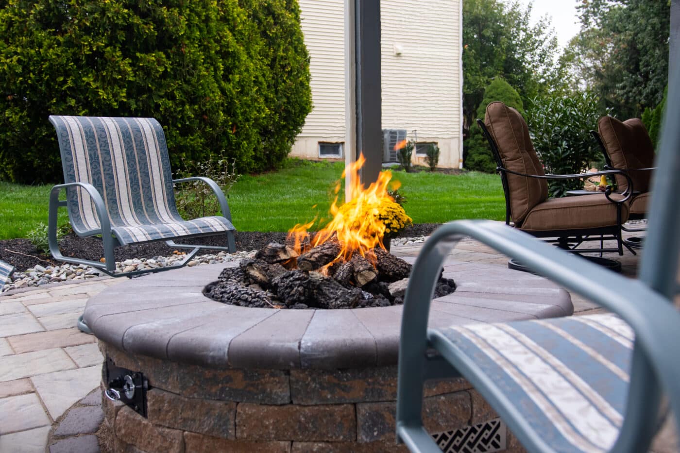 wood burning fire pit