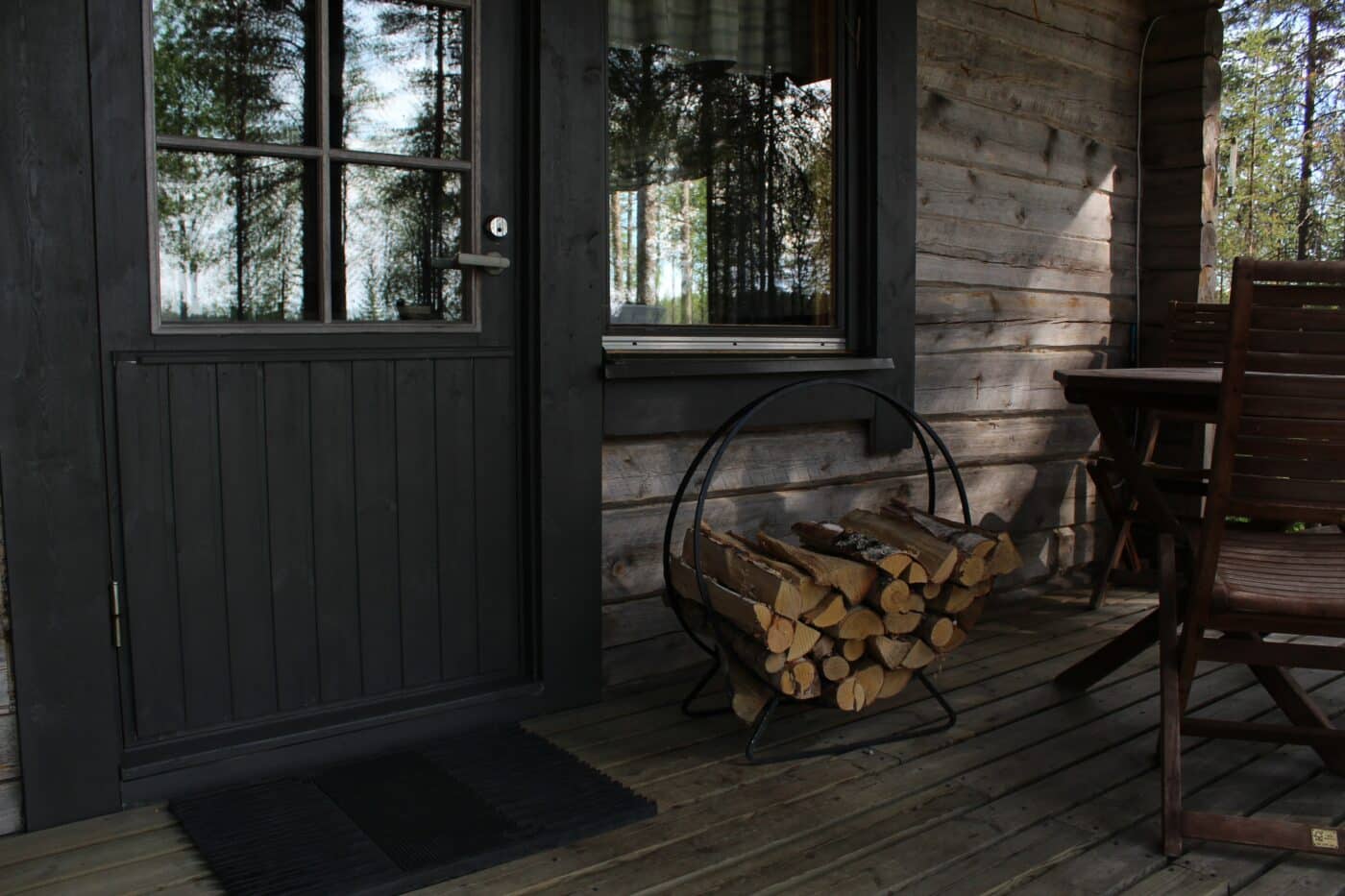 wood stand outdoor fire pits