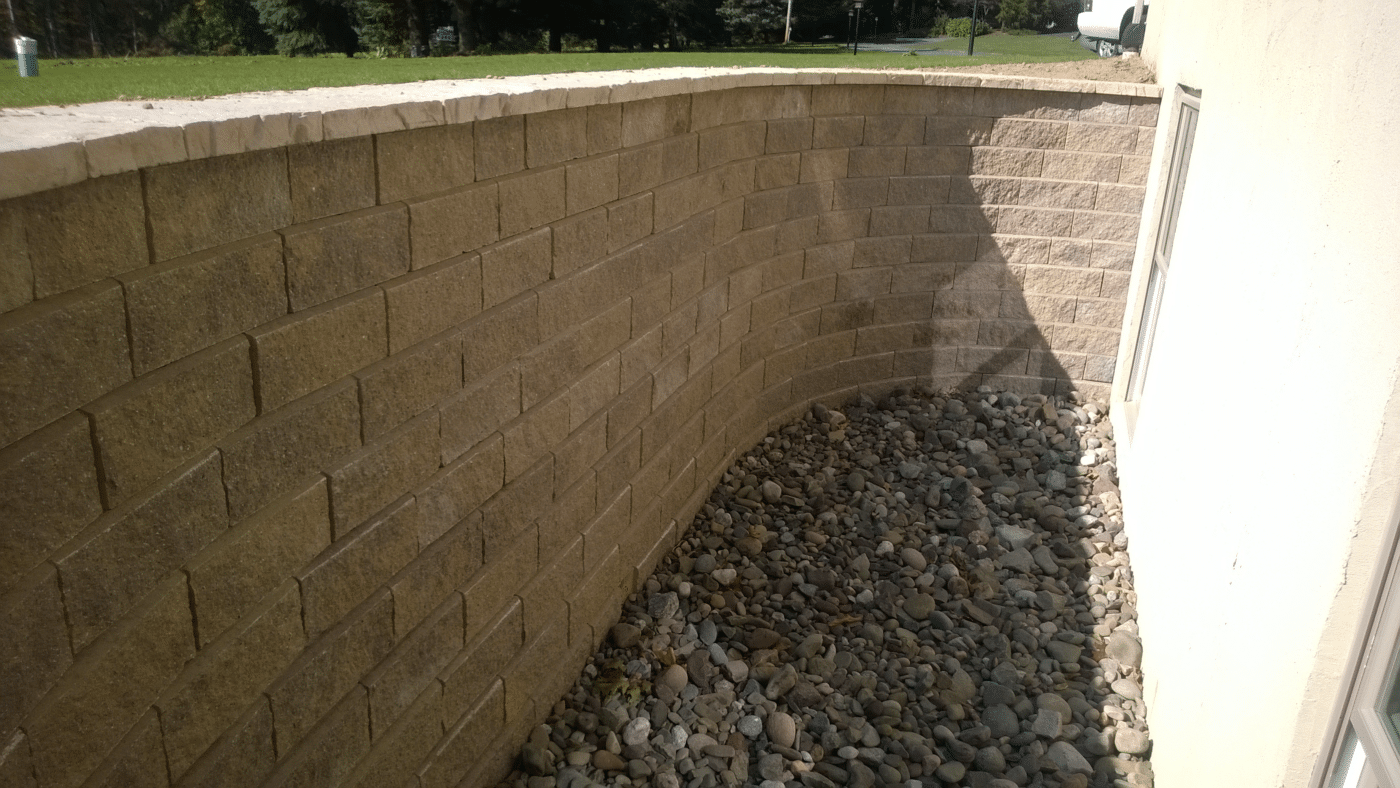 6 foot retaining wall