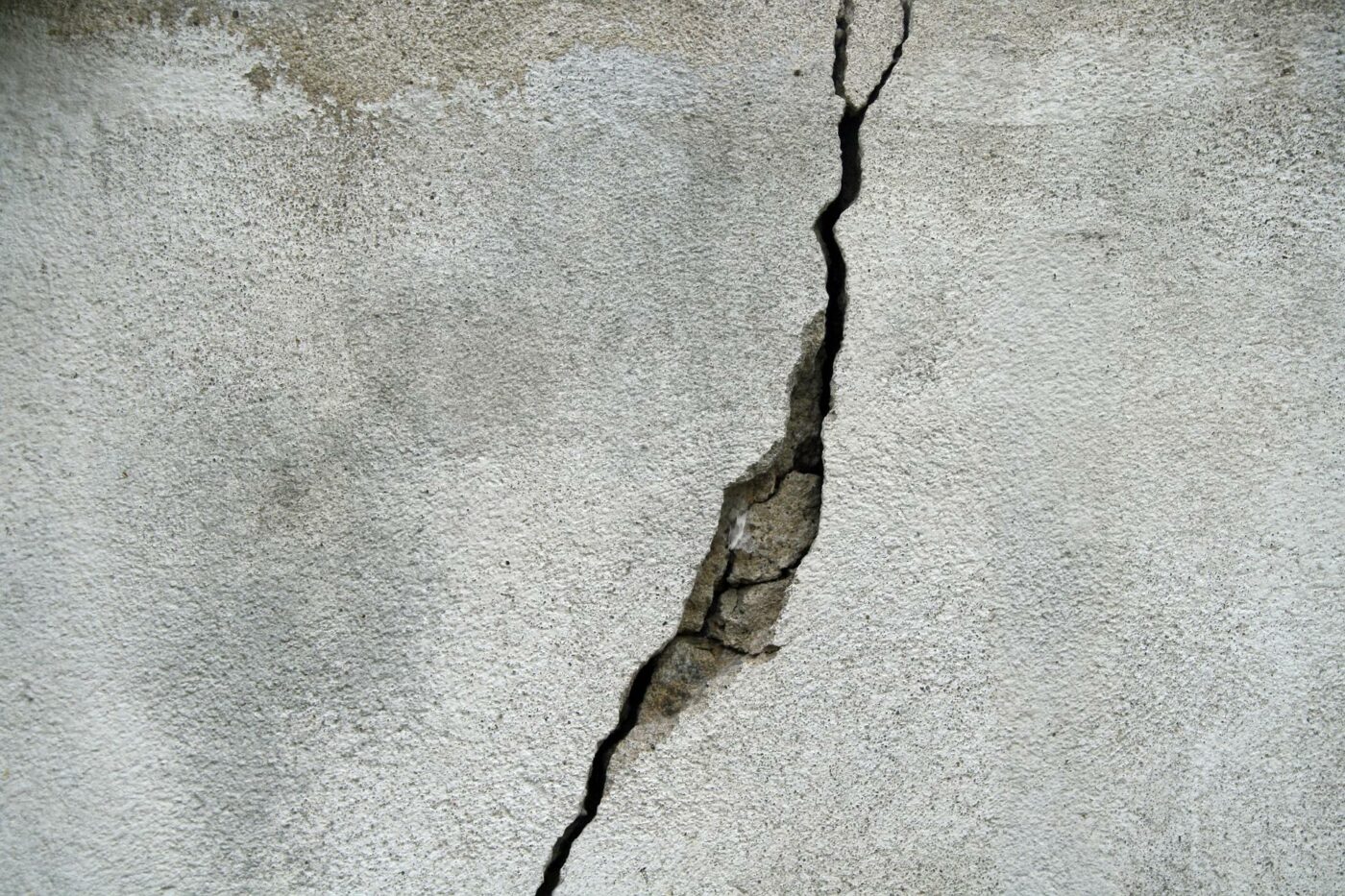 broken retaining wall