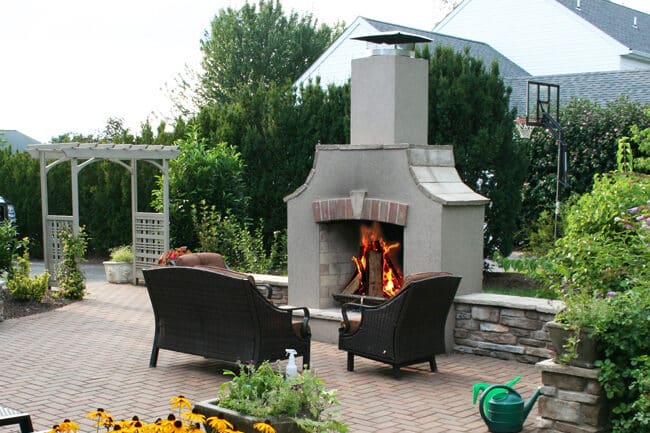 fireplace patio design installer