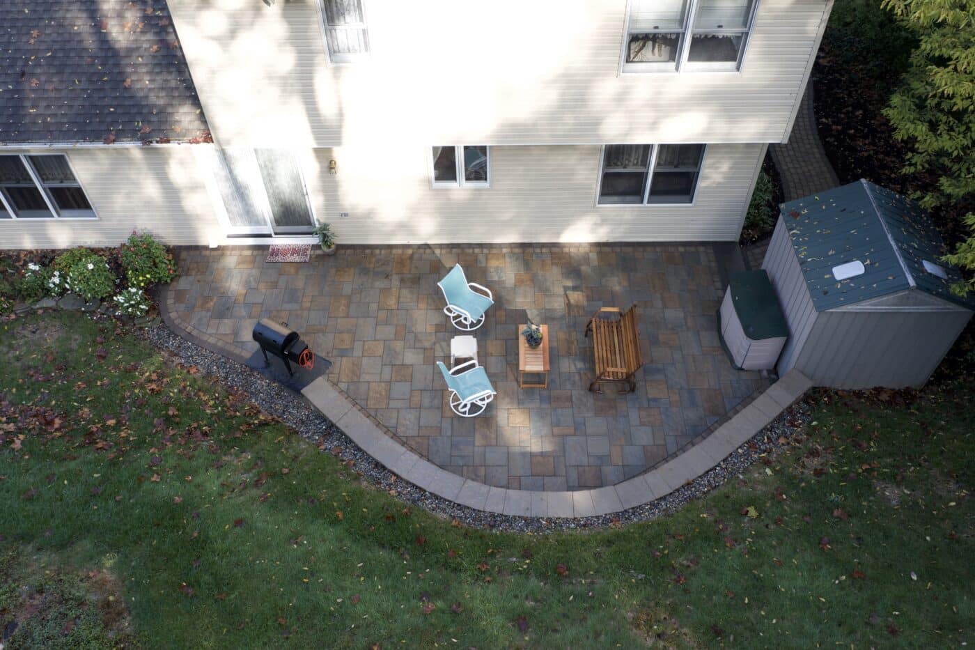 patio project in reading pa aerial