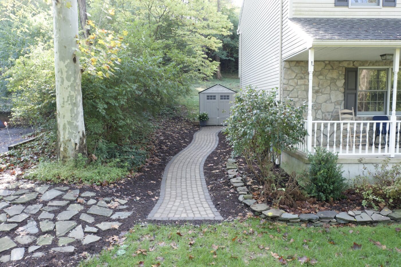 patio project in reading pa walkway