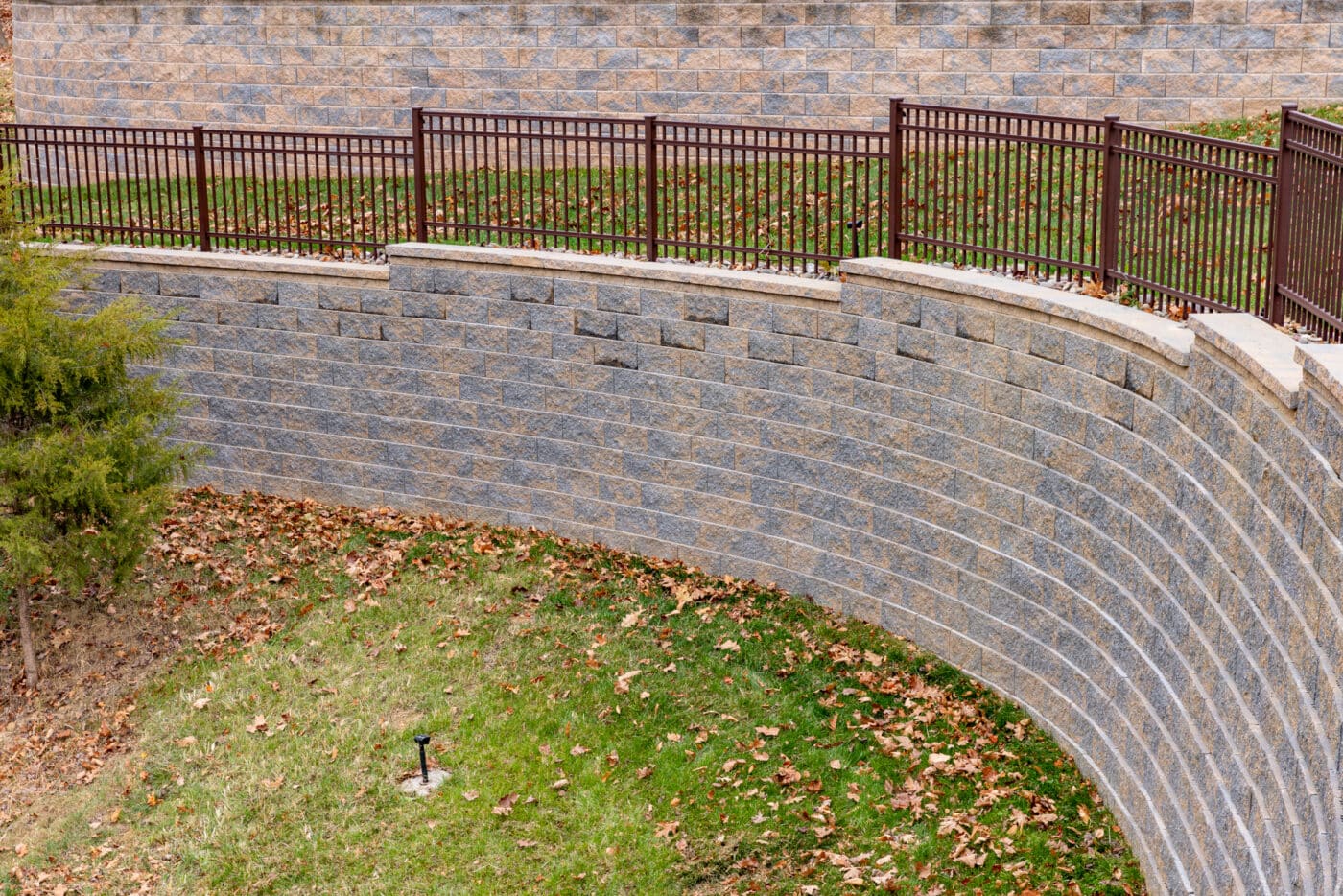 Retaining wall installed by Willow Gates Home & Landscape in Berks County