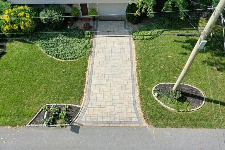 small permeable driveway