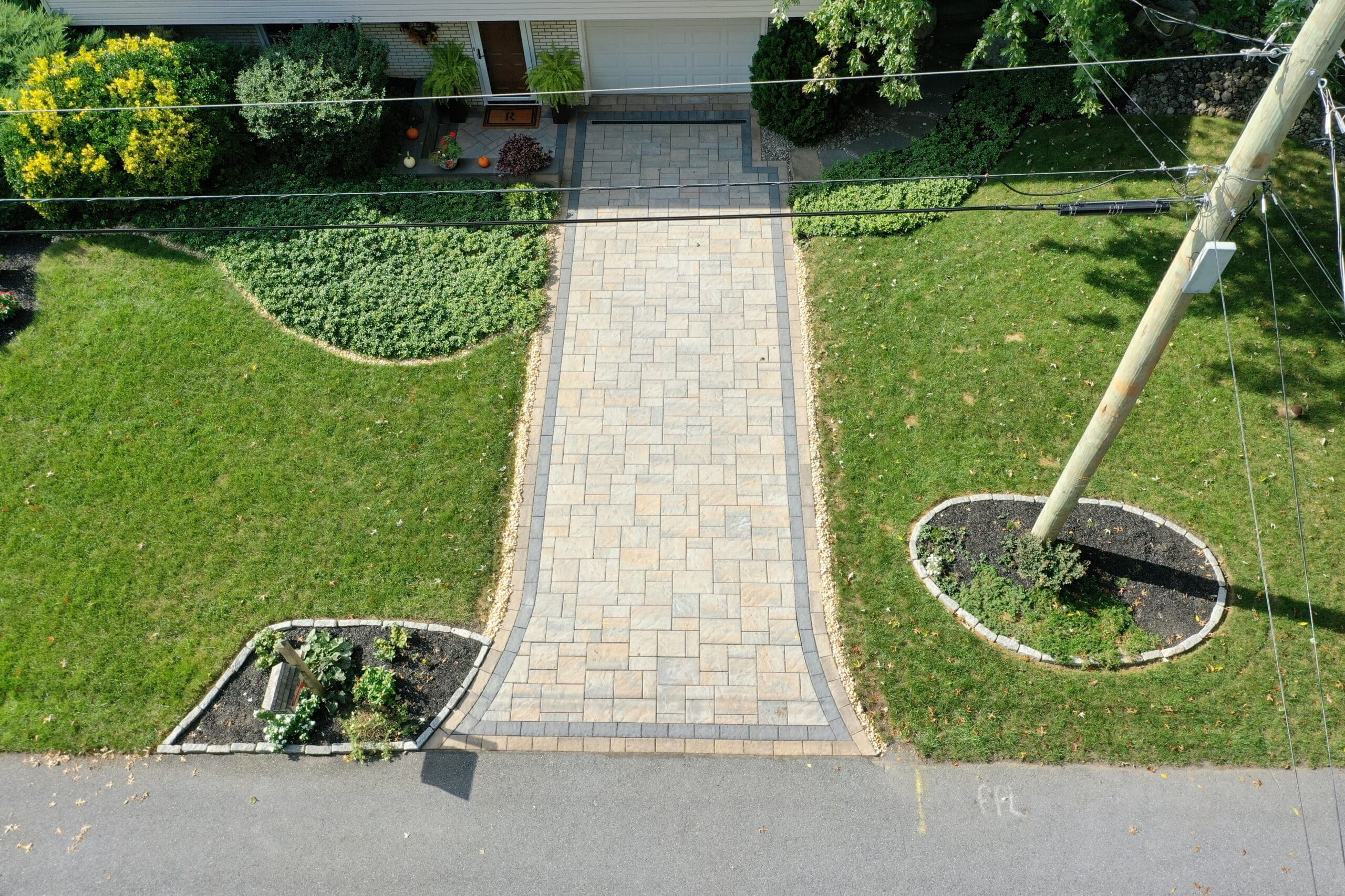 small permeable driveway
