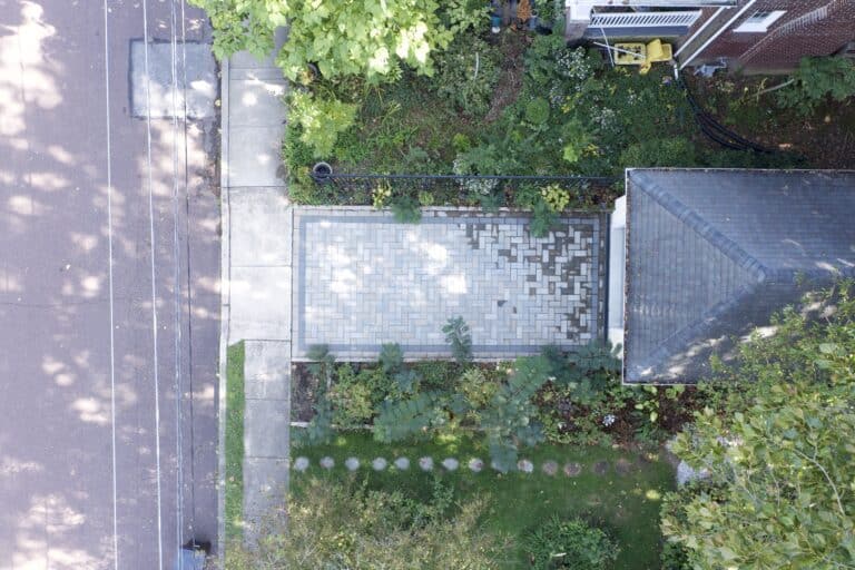 small permeable driveway project