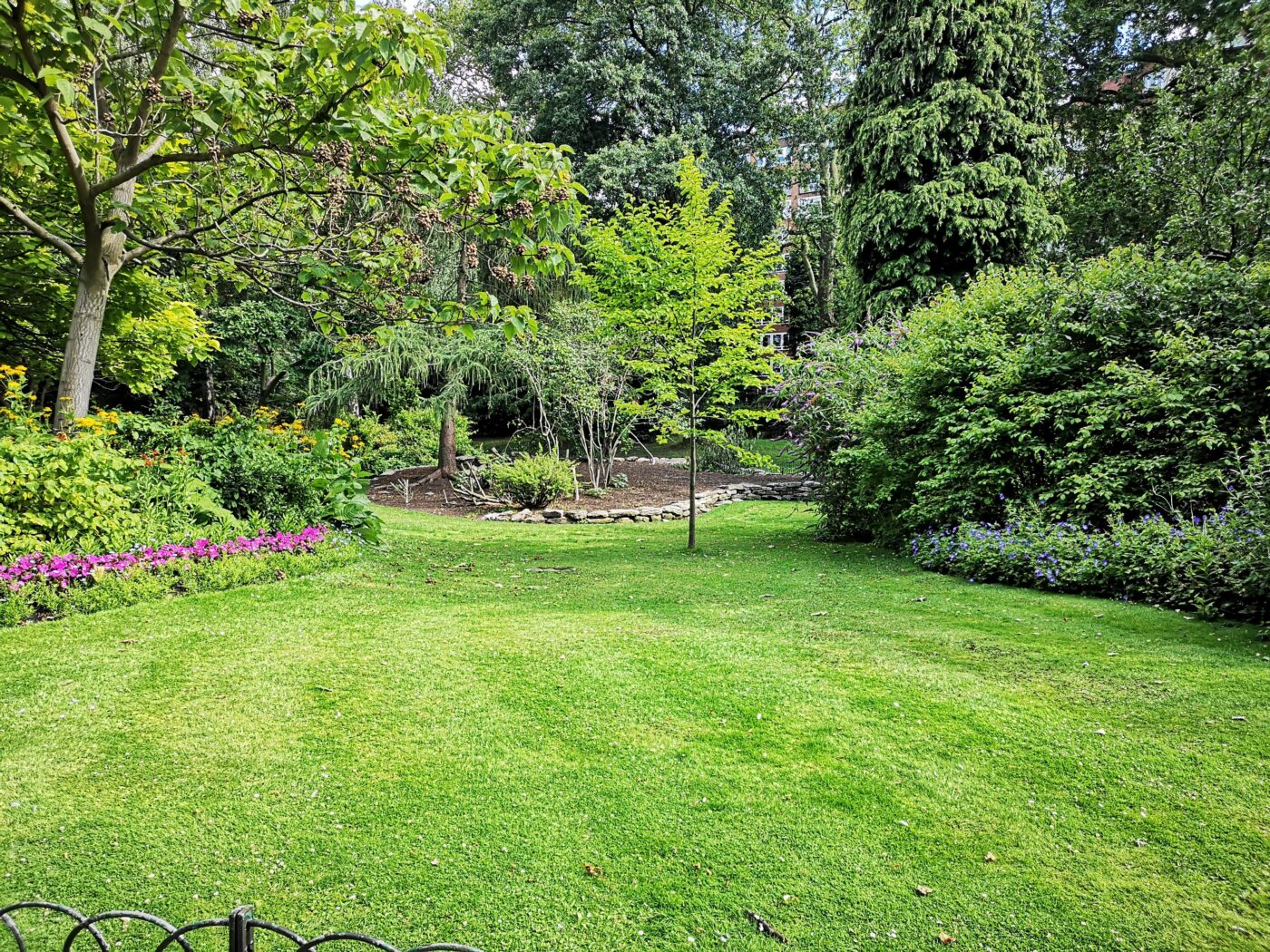 backyard patio landscaping maintenance work