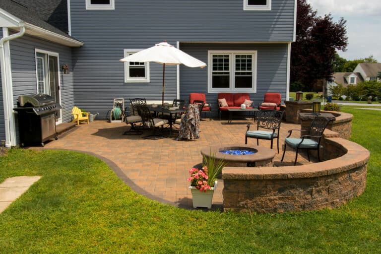 concrete stone patio builder
