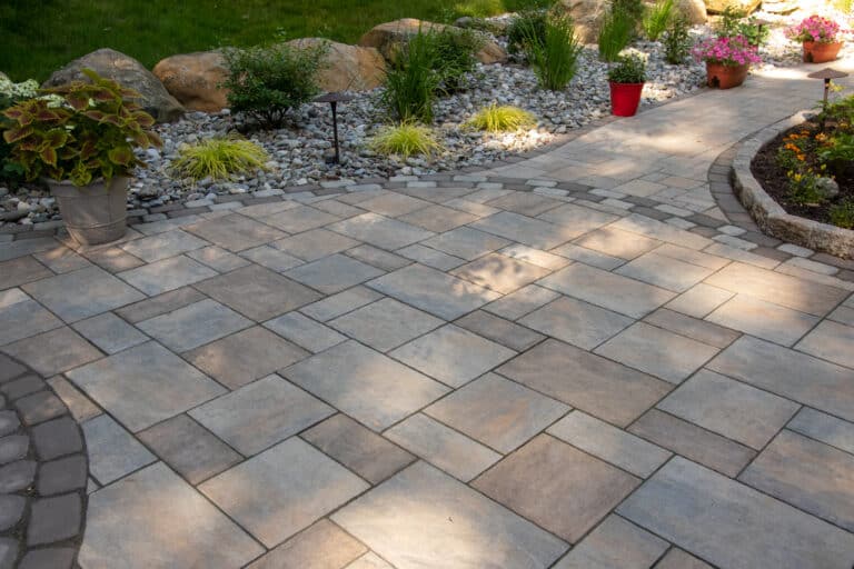 concrete walkway patio
