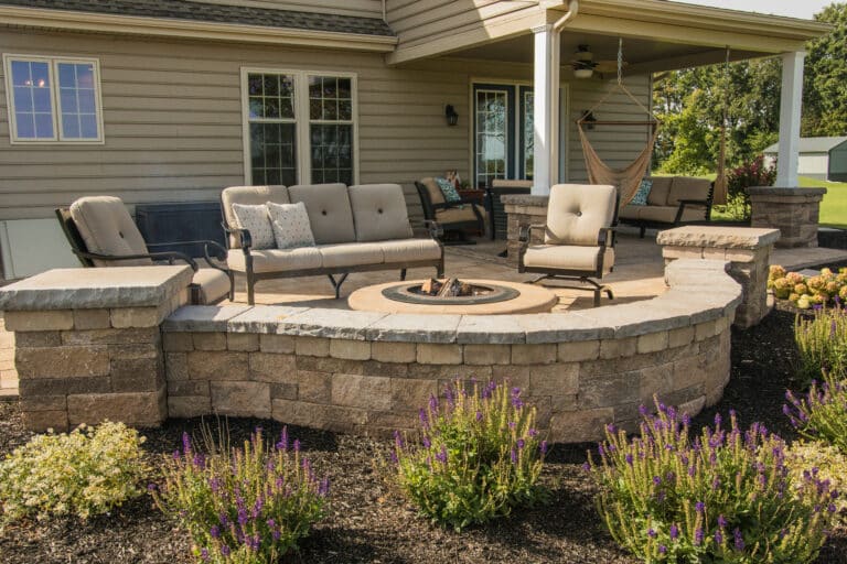 get outdoor around the fire pit