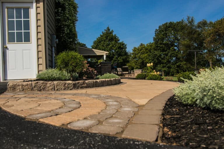 outdoor front walkway