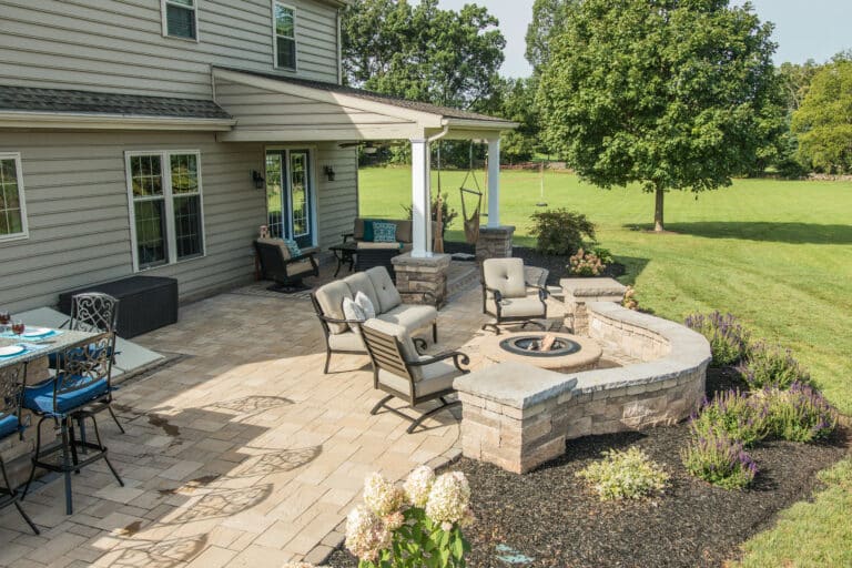 outdoor patio hardscaping pa