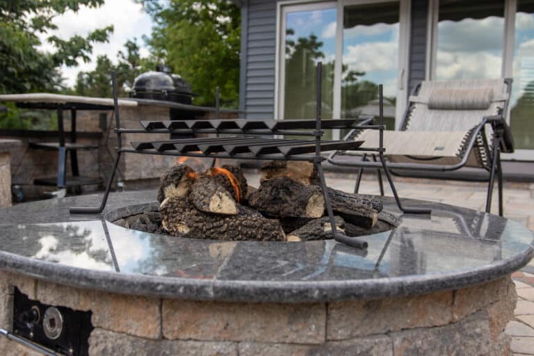 paver patio with fire pit zoomed in 1 