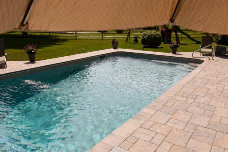 permeable patio for relaxation