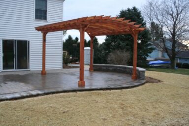 downingtown redwood pergola