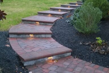 paver walkway step light new holland