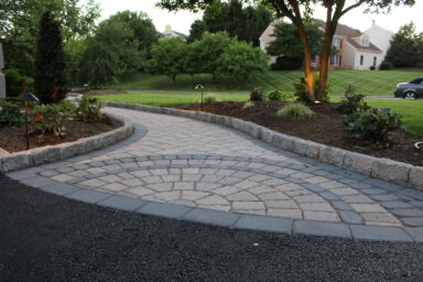 paver inlay walkwaydowningtown pa