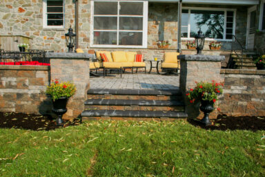 paver steps with bullnose lancaster