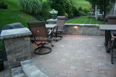 raised patio