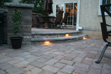 steps with bullnose paver