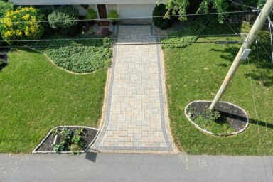 small permeable driveway