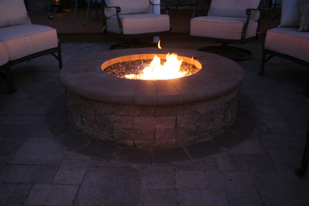 gas fire pit