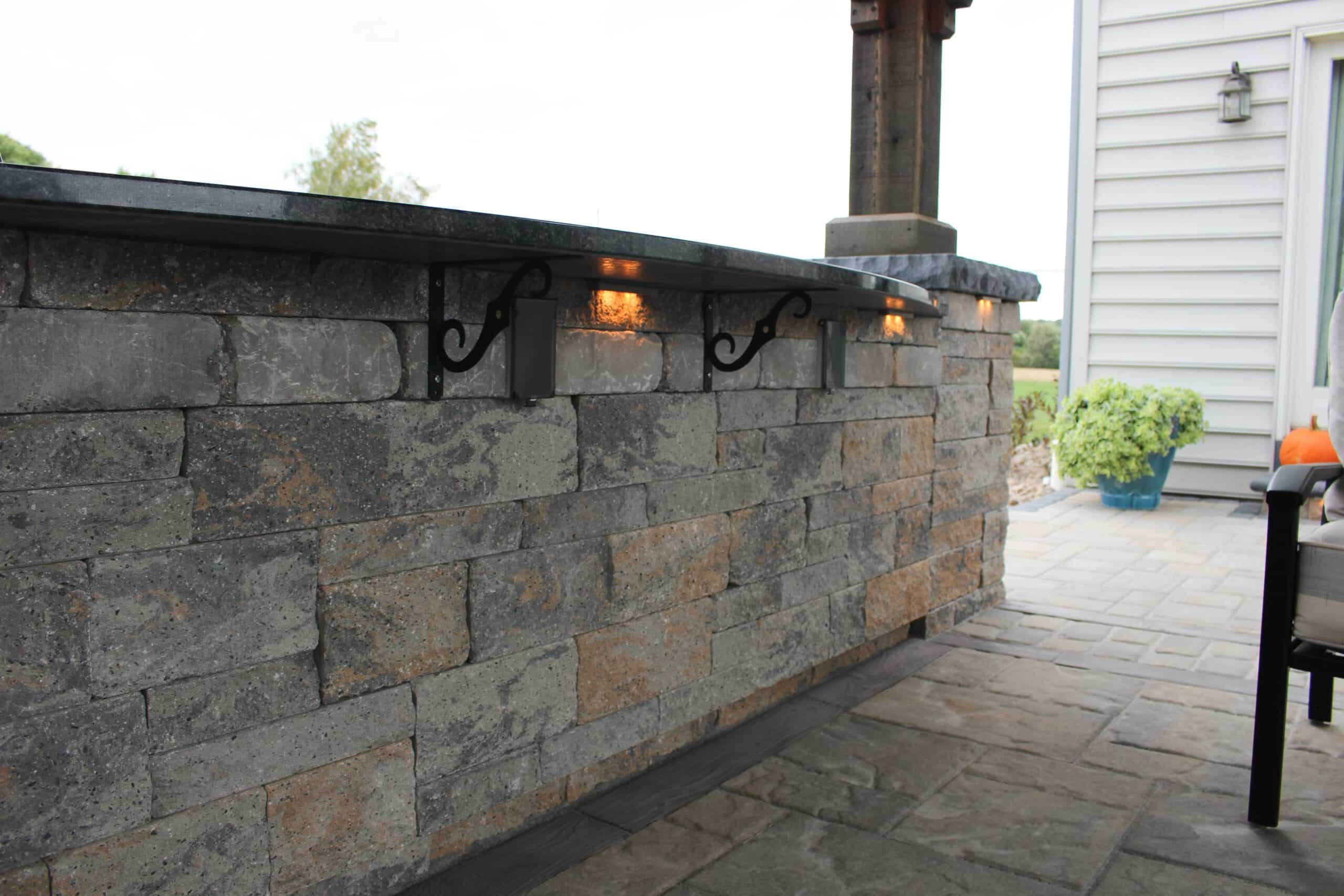 outdoor patio outdoor kitchen