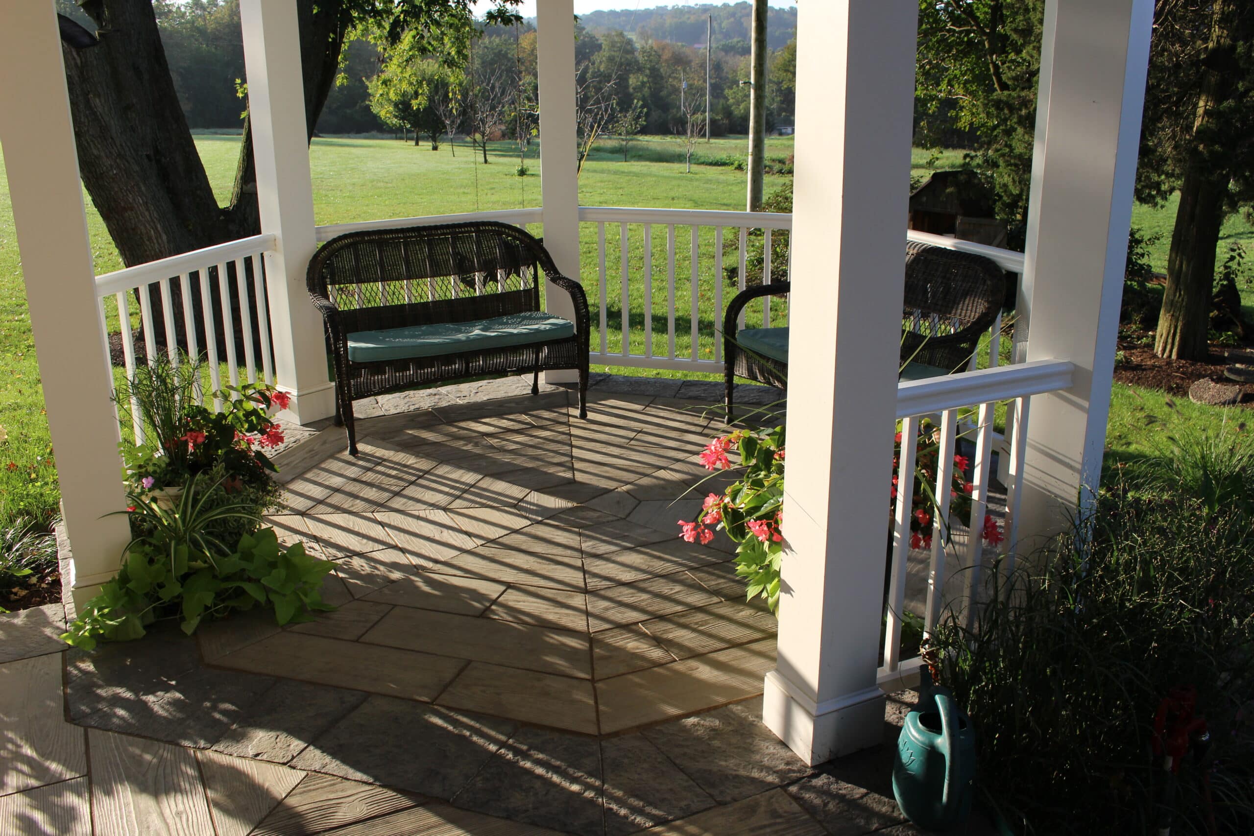 patio with gazebo