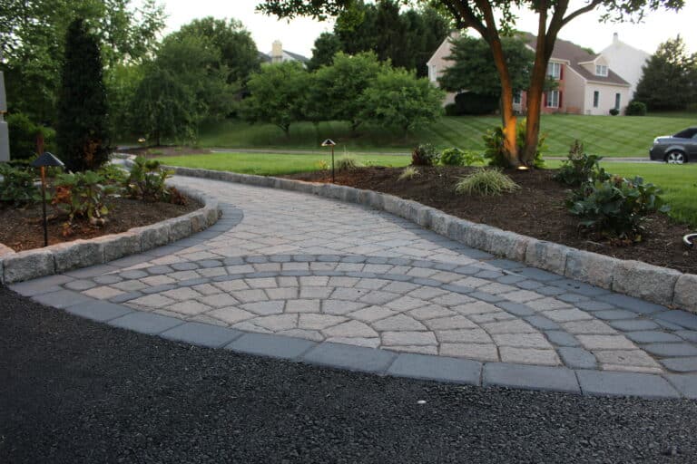 paver inlay walkwaydowningtown pa