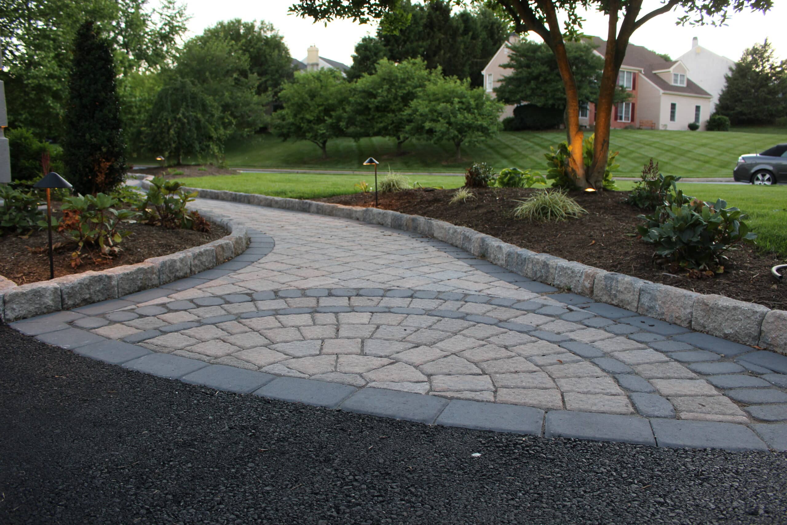 paver inlay walkwaydowningtown pa