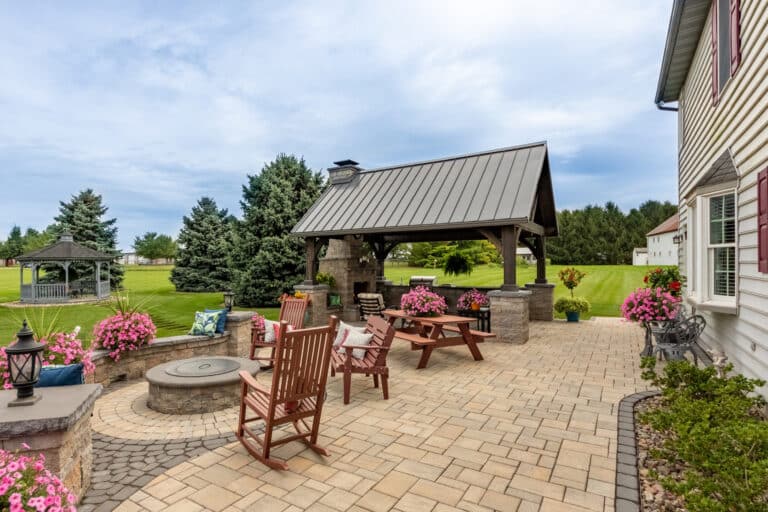 pavilion and patio