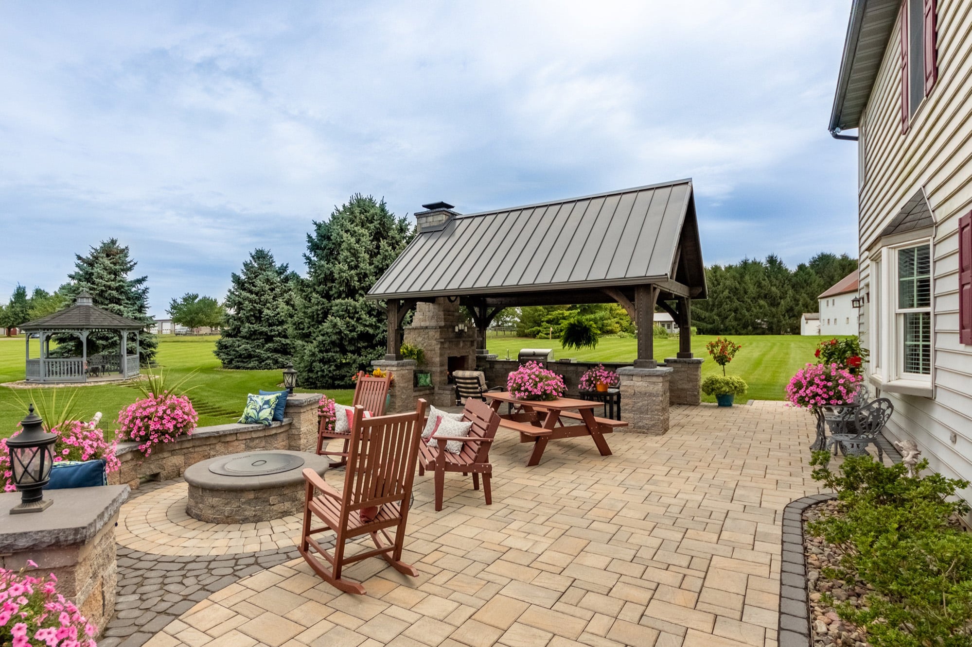 pavilion and patio