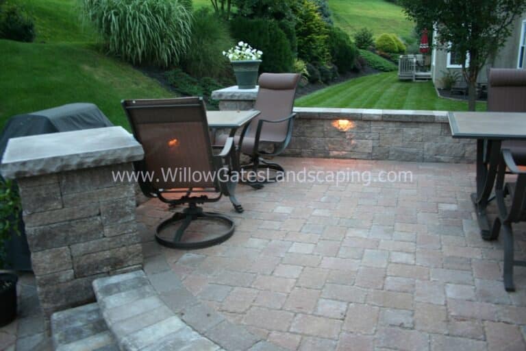 raised patio