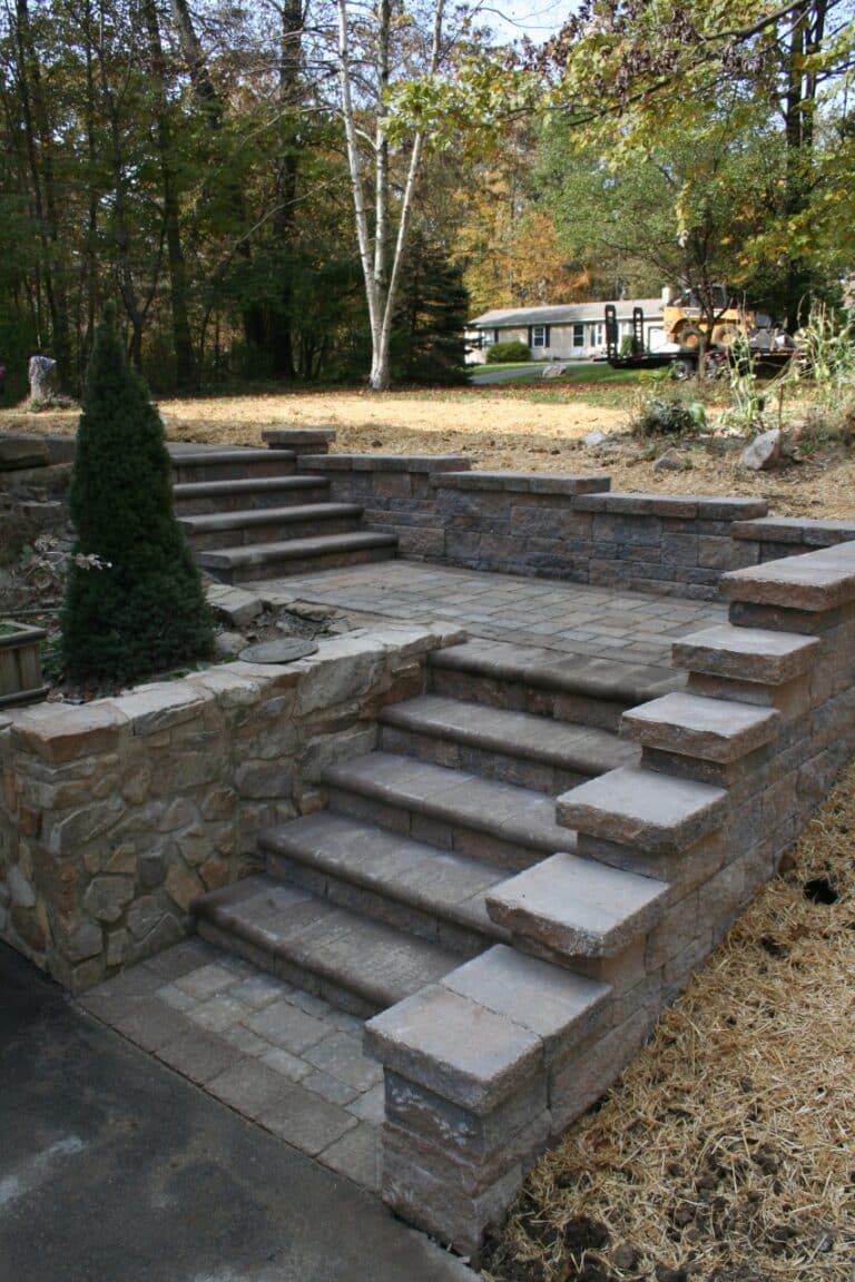 retaining wall steps