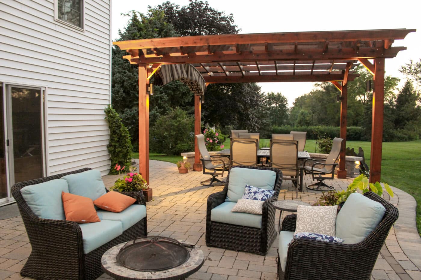 how to build patio with hardscapes
