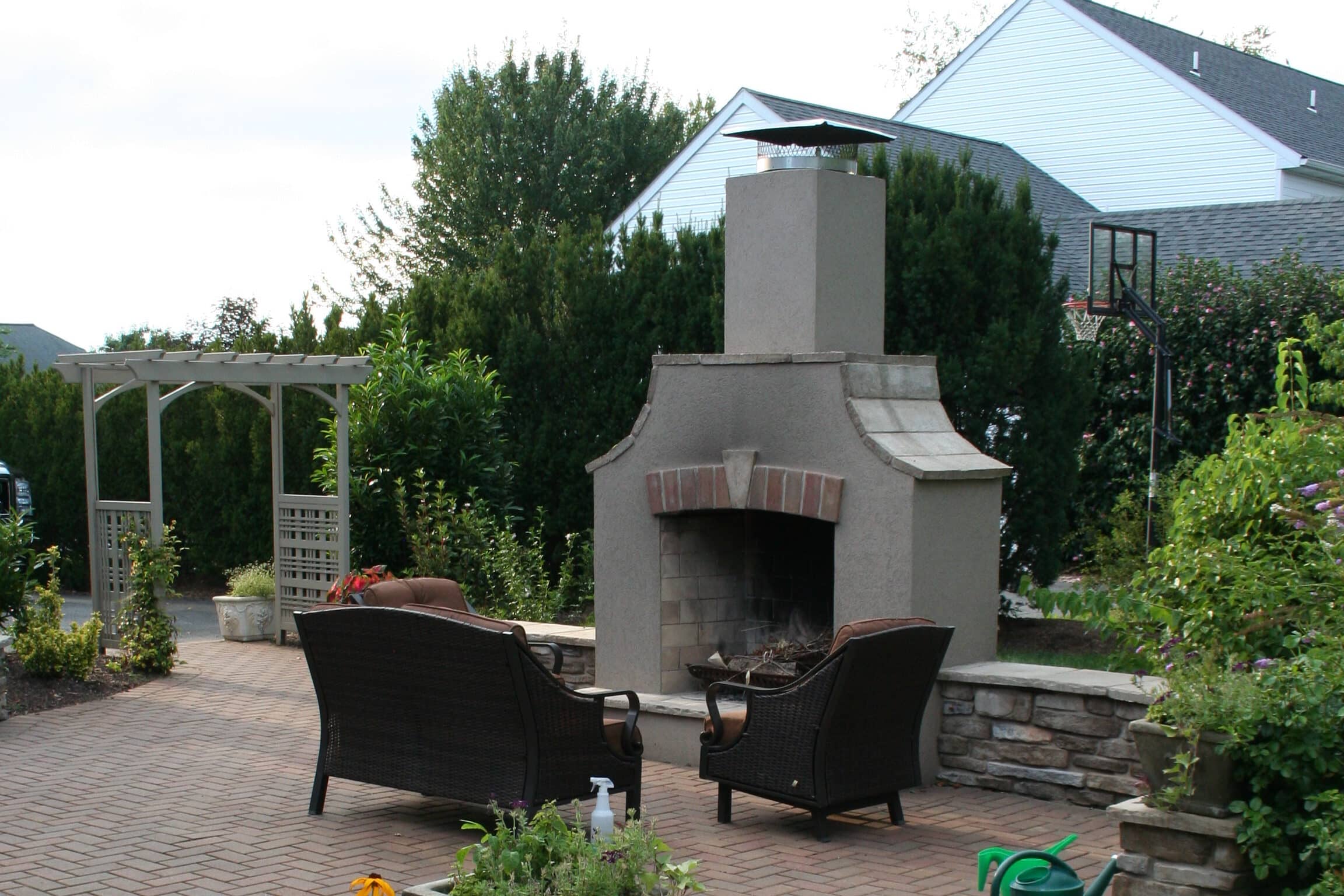 landisville fireplace patio pa