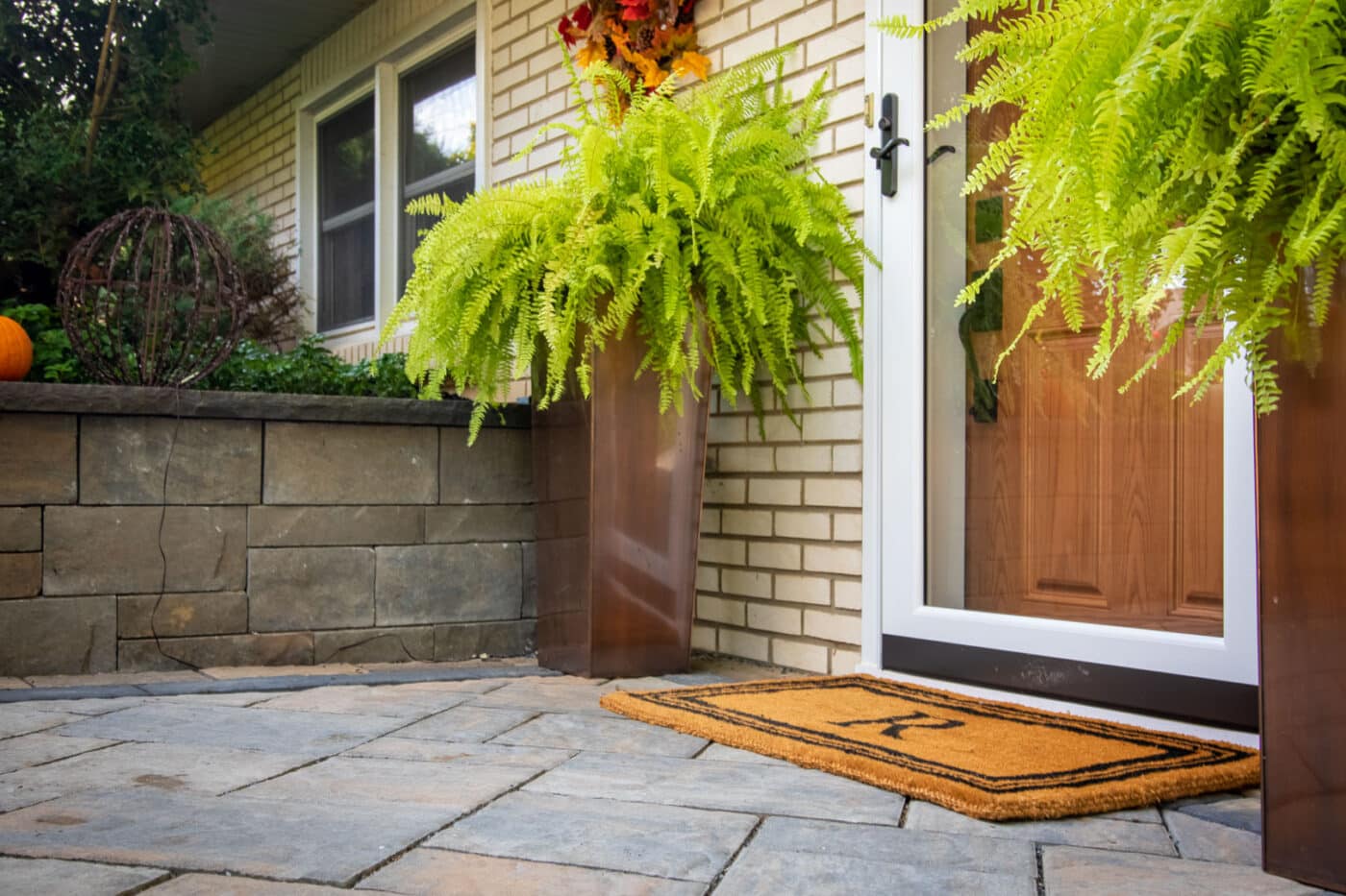 paver front porch