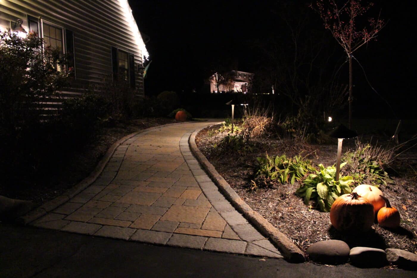 paver walkway downingtown path light