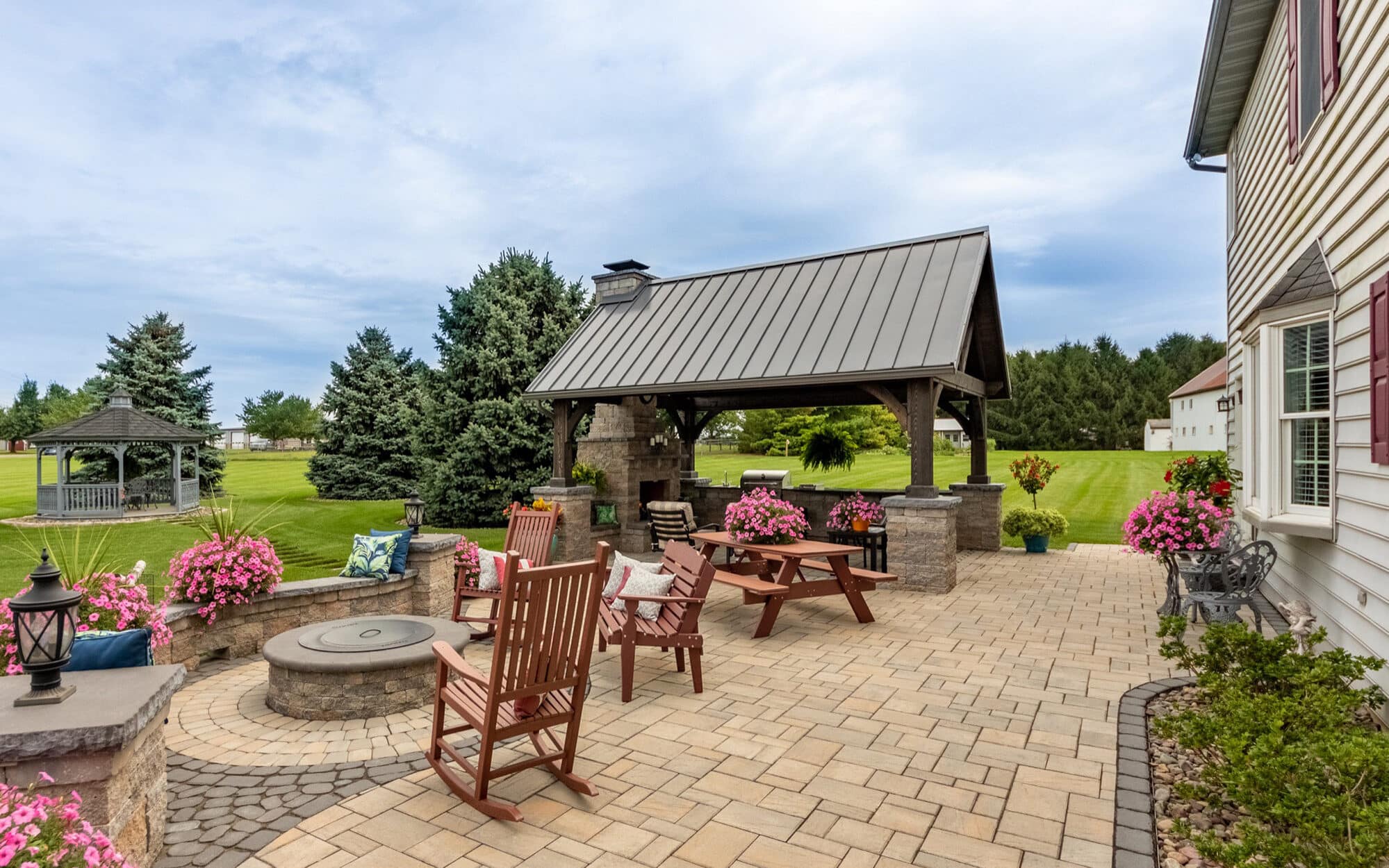 pavilion and patio