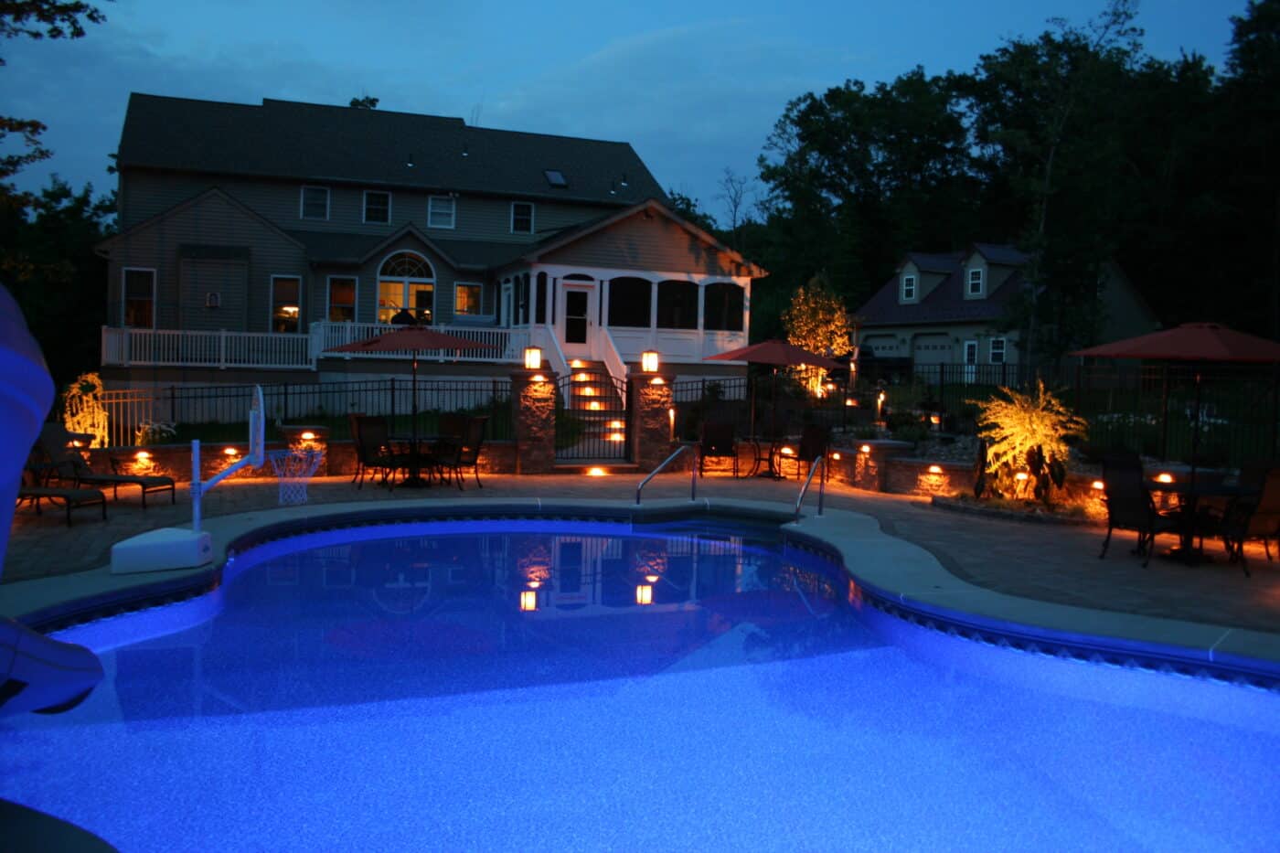 poolside patio with pavers morgantown