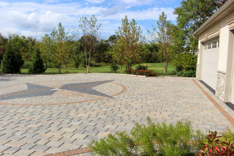 rain garden driveway
