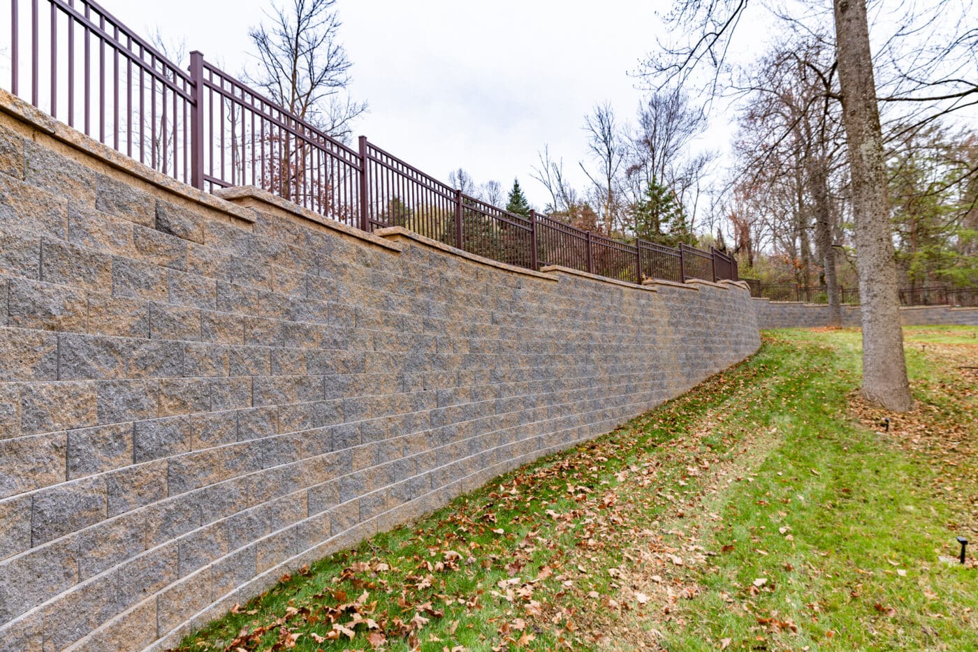 retaining wall installation by Willow Gates Home & Landscape in Robeson Twp