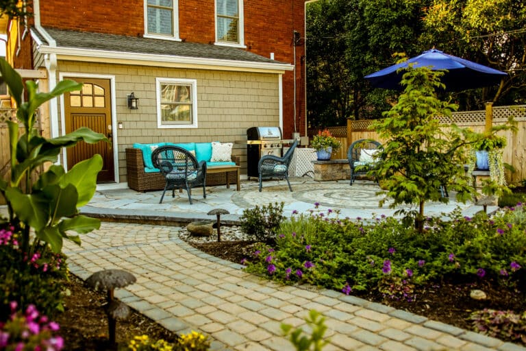 unique hardscape patio designs 2 