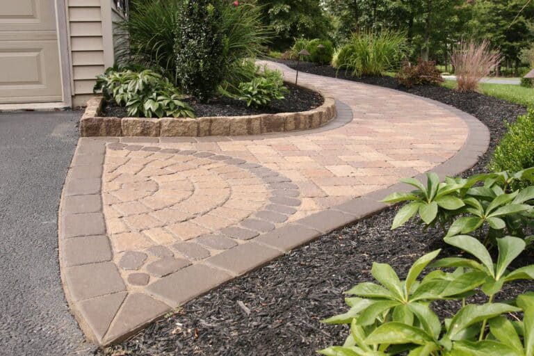 well designed natural stone paver walkway ideas in phoenixville pa